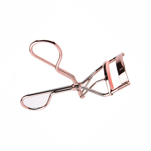 Salon Quality Eyelash Curler with Precision Curved Frame Soft Silicone Refill <b>Pad</b> Comfortable Non Slip Grip for Natural Curled - Product Image 1
