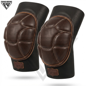 Genouillères en cuir de haute qualité, nouvelle arrivée, qualité supérieure, tendance, épaisses, absorption des chocs, pour la boxe, l'entraînement physique et la protection - Product Image 2