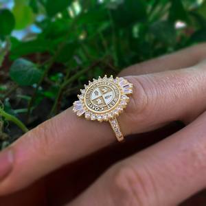 Bague d'école BOJ 083, bague universitaire et collégiale, bague de remise de diplôme pour femme, bague personnalisée de classe, bague à prix bas, vente chaude - Product Image 1