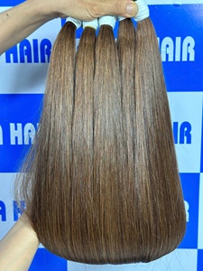 Prêt à expédier Prix de gros Meilleure vente Cheveux vietnamiens 100% naturels bruts en vrac couleur naturelle lisses et soyeux - Product Image 5
