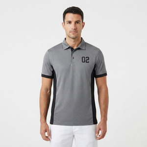Maillot de golf pour homme avec col rabattable, maillot de golf pour homme, polo de sport de plein air, maillot de golf pour homme personnalisé sublimé - Product Image 1