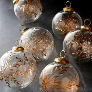 <b>Glitter</b> Glass Ball Ornaments 25 Piece Set (C1962) - Product Image 1