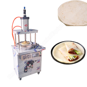 Hand Pita <b>Bread</b> Dough Press Hydraulic Peking Duck Roll <b>Maker</b> Tortilla Making and Cooked Machine - Product Image 2