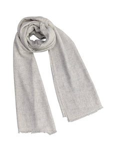 Elite <b>White</b> Herringbone Stole, 28x80 Inch Handmade Wool Acrylic Scarf, Best Comfortable Winter Fiber <b>Wrap</b> Shawl for Women - Product Image 5