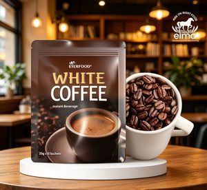 Famosos Sobres de Café Blanco Instantáneo Estilo Malasia, Bebidas en Sobres de Sabor Intenso - Product Image 1
