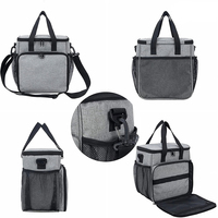 Sac de toilettage pour animaux de compagnie personnalisable, simple, écologique et durable pour chats et chiens - Organisateur de rangement pour kits et accessoires de toilettage
