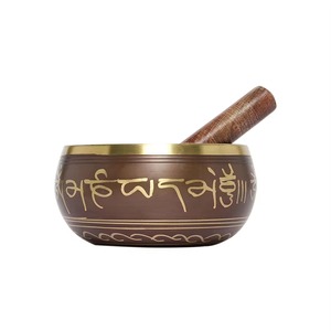 Cuenco Tibetano de Metal Pulido, Instrumento Musical Hecho a Mano, Cuenco del Himalaya, Cuenco Gong para Meditación - Product Image 1