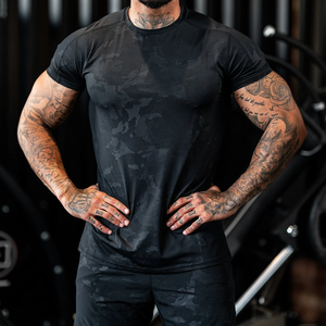Custom Supplier Sports Jersey t Shirt for Men OEM Camo Printing <b>Tshirt</b> Sample Bulk Custom Labels <b>Tshirt</b> 65% <b>Polyester</b> t Shirt - Product Image 1