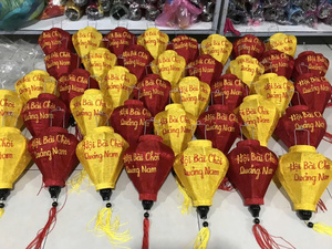 Custom Hand Painted Silk Lanterns Vietnam Bamboo <b>Frame</b> Silk Lanterns Decorative Silk Lanterns For Gift Decor - Product Image 3