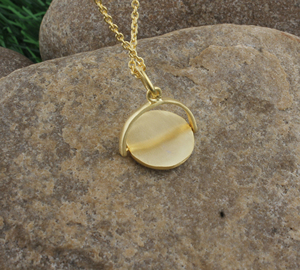 Collar con Colgante de Concha Chapado en Oro para Mujer, Acero Inoxidable, Concha, Estrella de Mar, Animal Marino, Estilo Oceánico, Playa - Product Image 1