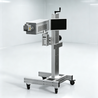Machine de marquage laser CO2 professionnelle pour le codage à haute vitesse des emballages, des produits plastiques et la production industrielle