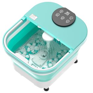 Bain de pieds pliable avec fonction de massage, bain de pédicure chauffant, température réglable de 95 à 118°F, 30 rouleaux de massage - Product Image 1