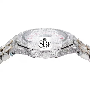 นาฬิกาเพชรโมอิสซาไนต์คุณภาพพรีเมียมสุดหรูสำหรับงานปาร์ตี้ งานแต่งงาน และความสง่างามในชีวิตประจำวัน พร้อมจำหน่ายในราคาส่งออก - Product Image 2