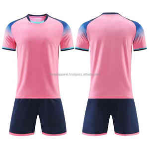 Venta al por mayor Adultos Entrenamiento Deportivo Manga Corta Equipo de Competición Ropa Deportiva Uniforme de Fútbol Conjunto Para Hombres Unisex - Product Image 2
