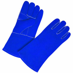 Gants de soudure en cuir de vachette de haute qualité, gants de sécurité industrielle pour la construction, réfléchissants, logo personnalisable - Product Image 5