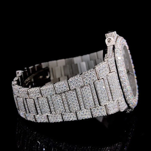 Reloj de Lujo con Diamantes Moissanite VVS, Movimiento Automático, Suministro Directo de Fábrica, Disponible a un Precio Accesible - Product Image 3