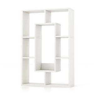 Libreria Geometrica Moderna a 7 Cubi, Scaffale Decorativo Aperto - Product Image 1