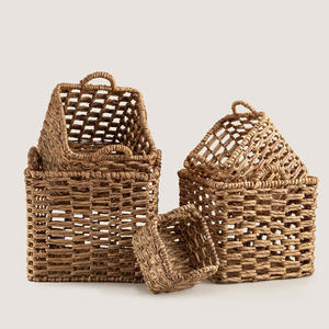 Paniers-cadeaux écologiques très demandés, paniers en jacinthe d'eau naturelle de haute qualité - Product Image 5