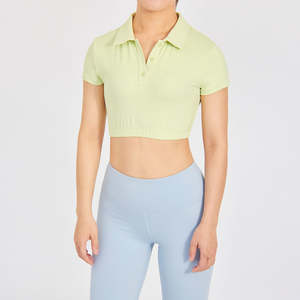 Nouveau Polo à Col Roulé pour Femme, Séchage Rapide, Vêtement de Sport, Confortable, Idéal pour la Gym - Product Image 2
