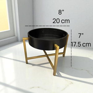 Soporte de Metal Rústico Hecho a Mano para Flores, Soporte Único de Hierro para Plantas de Interior, Decoración Minimalista para el Hogar, Jardín, Sala de Estar, Balcón - Product Image 2