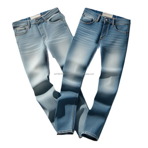 กางเกงยีนส์ขายาวสำหรับผู้ชายทรงตรงสต๊อค, กางเกงยีนส์ขาตรงทรงสต๊อคสำหรับฤดูหนาวขนาดพิเศษ - Product Image 6