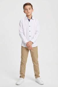เสื้อนักเรียนแขนยาวเด็กชาย CVC 65/35 – ผู้ผลิตมืออาชีพ รับผลิตไซส์ต่างๆ และผลิตเร็ว - Product Image 2