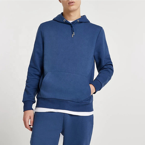 Manufacturer Wholesale Custom Plain Winter Hooded Solid Casual <b>Pullover</b> Tracksuit Lightweight High Quality Design <b>Men's</b> - Product Image 3