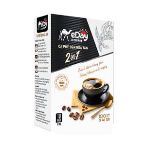 eDay Low-Calorie 3-in-1 Instant Slim Coffee Powder-First Grade 10 Sticks Per Box | Neutral Taste & Customized <b>Label</b> Packaging - Product Image 1