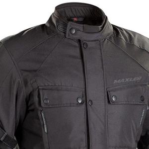 Veste de tourisme longue et résistante avec rembourrage anti-impact homologué CE, veste de tourisme longue en textile pour hommes, fabricant d'usine, export - Product Image 4