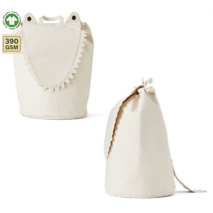 390 GSM Organic Cotton <b>Storage</b> <b>Laundry</b> Bag Home <b>Storage</b> 30x50x30 cm Custom Logo Wholesale OEM Private Label Reusable Model SS568 - Product Image 1