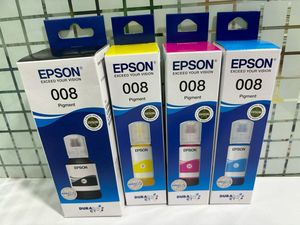 Kit de recharge d'encre pigmentée Epson 008 BK DURABrite ET pour imprimantes L15150 L15157 L15158 L15160 L15167 L15168 - Product Image 1
