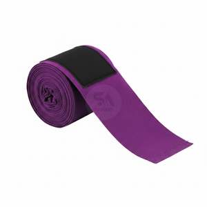 Bandages de boxe en coton violet 180 pouces, gants intérieurs MMA, protection des poignets, respirants, durables, bandages d'arts martiaux pour l'entraînement - Product Image 4