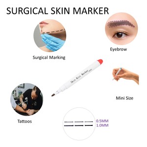 Marqueur corporel effaçable à l'eau, non toxique, à usage unique, pointe de 1 mm, volume d'encre de 5 g, pour les cliniques de beauté et les procédures cosmétiques - Product Image 4