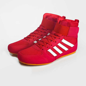 DM Pro Male <b>Boxing</b> Footwear Breathable Lace-Up Triple Mesh Synthetic Leather Wear-Resistant Grip Sole Lightweight Ready to Ship - Product Image 3