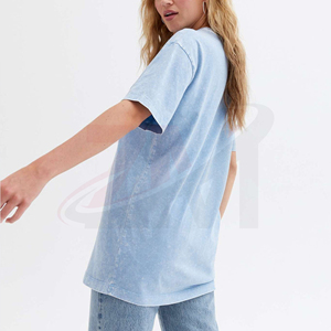 Camiseta Oversize Premium para Mujer, Estilo Urbano, Personalizable con Etiqueta Privada, 100% Algodón Jersey, Corte Holgado, Casual, Verano - Product Image 3