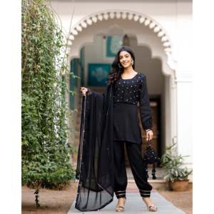 Conjunto de Traje de Gasa con Detalles de Espejo Talla XS Blackberry - Product Image 3