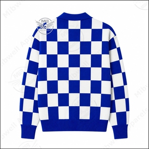 Cardigan pour femmes, nouveau design Zeta Phi Beta, col en V, manches longues, broderie, tricot plat décontracté, hiver - Product Image 2
