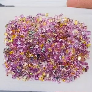 Lote de piedras preciosas de zafiro natural multicolor con corte baguette, 112.70 quilates, calidad AAA con brillo, hermoso multicolor, perfecto para la elaboración de joyas. - Product Image 1