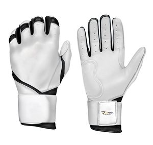 Guantes de Bateo de Béisbol y Sóftbol de Cuero de Alta Calidad con Cierre de Gancho y Bucle Ambidiestros y Logotipo Personalizado - Product Image 1