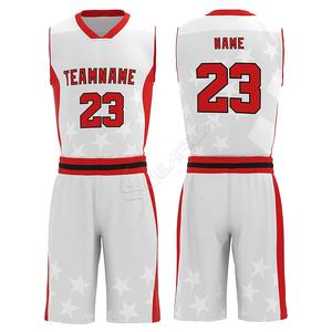 Maillot de basket-ball personnalisé, uniforme de haute qualité, vente en gros, pratique, en Stock, européen - Product Image 2