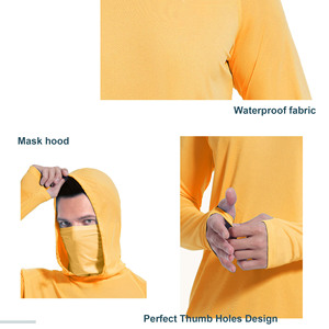 Camiseta de Pesca de Manga Larga de Alto Rendimiento 2026, 100% Poliéster, Secado Rápido, Transpirable, UPF 50, Protección Anti-UV Frontal Personalizada - Product Image 3