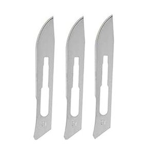 Cuchillas Quirúrgicas de Precisión y Mango de Bisturí Estéril Surgi para Procedimientos Médicos, Acero Inoxidable de Alta Calidad, Desechables - Product Image 5