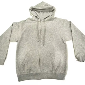 Sweat-shirts à capuche pour hommes en coton tricoté, teints unis, brodés sur mesure, de haute qualité, pour l'automne, style streetwear, tailles OEM, vierges, vente en gros - Product Image 1