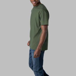 T-shirt personnalisé pour homme, coupe standard, 100 % coton, respirant, léger, manches courtes, col rond, usage quotidien décontracté, usine OEM ODM - Product Image 5