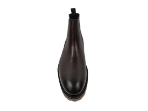Botas Chelsea Dlords Grant, Botas de Tobillo con Parte Superior de Piel de Oveja, Suela de TPR, Entresuela Acolchada de EVA, Antideslizantes, Color Sólido, para Todas las Estaciones - Product Image 1