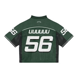 Camisetas Personalizadas de Estilo Urbano para Hombre, Camisetas Deportivas Estampadas de Fútbol, Baloncesto, Jersey de Secado Rápido, Camiseta Holgada de Malla para Entrenamiento - Product Image 3