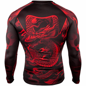 Trendy <b>Design</b> Long Sleeve Quick Dry <b>Compression</b> <b>Shirts</b> Rash Guard <b>Custom</b> Sublimation for Men's <b>Compression</b> <b>Shirts</b> - Product Image 3