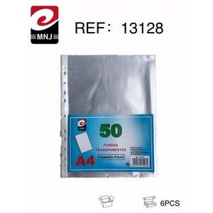 Inserti Trasparenti 50 Pagine FUNDAS TRANSPARENTES Accessori per Cartelle Portadocumenti - Product Image 1