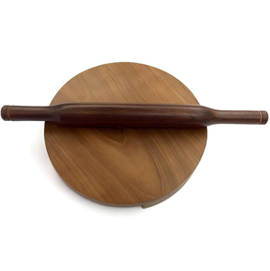 Acacia Wood Dough <b>Rolling</b> <b>Pin</b> and Board Factory Wholesale Supplier Dumpling Noodle <b>Rolling</b> Board Hot Sale - Product Image 2