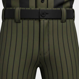 Ensemble uniforme de baseball unisexe, rayures sublimées, maillot de baseball imprimé numériquement, pantalon, maillot de softball à boutons sur le devant - Product Image 5